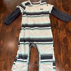 Volcom Baby Boy 12m Stripe Slub Jersey Romper